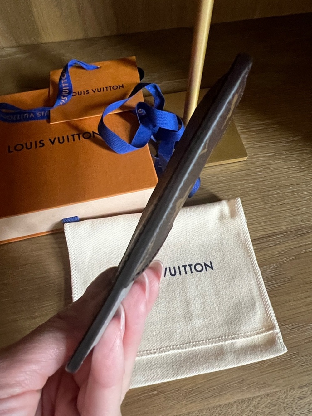 BNIB Louis Vuitton Romy Card Holder LV Charm Pull - Full set - Picture 6 of 10